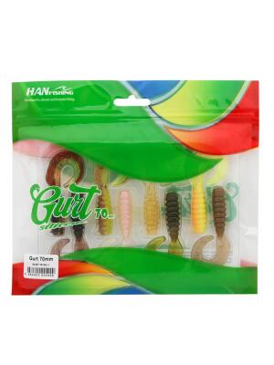 Hanfish Gurt 70 Mix 1 – Silikon Yem 8 Adet - 1