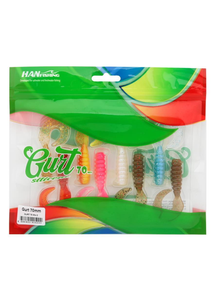 Hanfish Gurt 70 Mix 2 – Silikon Yem 8 Adet