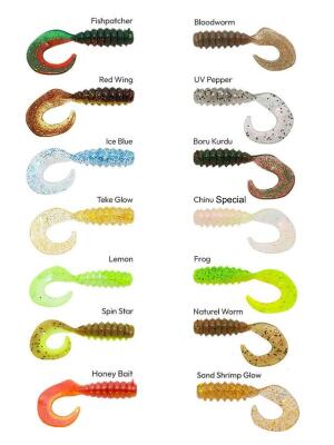 Hanfish Gurt 70mm 8 Adet Silikon Yem - 2