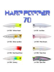 Hanfish Harp Popper 70mm 9gr Su Üstü Maket Balık - 2