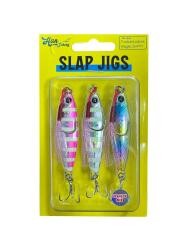 Hanfish Uv-Glow Mix Slap Jigs 3 Adet