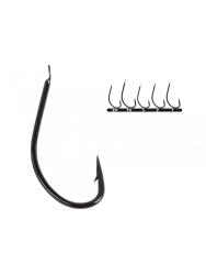 Hayabusa HMRS 171 Kısa Pala Dövme Olta İğnesi 15'li Paket Black Nikel - Hayabusa