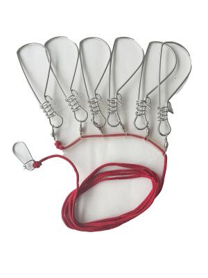 Jako Balık Kıtkası Paslanmaz Çelik Tel - İp Kırmızı 2.5mt 6'lı - 1