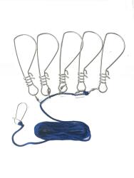 Jako Balık Kıtkası Paslanmaz Çelik Tel - İp Mavi 2.5mt 5'li - Jako