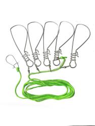 Jako Balık Kıtkası Paslanmaz Çelik Tel - İp Yeşil 2.5mt 5'li - Jako
