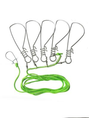 Jako Balık Kıtkası Paslanmaz Çelik Tel - İp Yeşil 2.5mt 5'li - 1