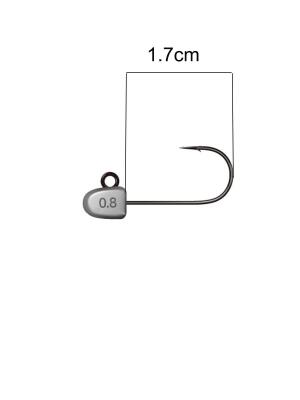 JUNGLEGYM J310 JH TG JIG HEAD İĞNE NO:8 3 Adet – 1.7cm Uzunluk - 2