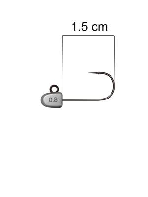 JUNGLEGYM J313 JH TG JIG HEAD NO:10 3 ADET – 1.5cm Uzunluk - 2