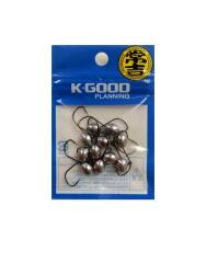 K-Good Micro LRF Jig Head 10 Adet - Albastar