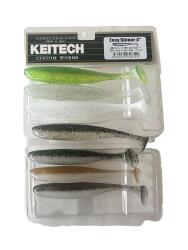Keitech Easy Shiner 4'' 10cm Silikon Yem 7 Adet Mix – 7 Farklı Renk - Keitech