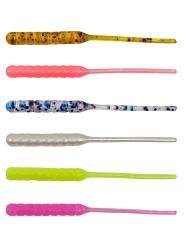 Kendo Arrow Worm Lrf Silikonu 5.5cm 12 Adet - Karides kokulu - Kendo