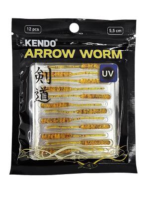 Kendo Arrow Worm Lrf Silikonu 5.5cm 12 Adet - Karides kokulu - 3