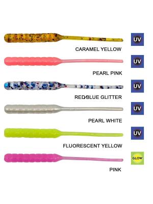 Kendo Arrow Worm Lrf Silikonu 5.5cm 12 Adet - Karides kokulu - 2