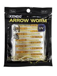 Kendo Arrow Worm Lrf Silikonu 5.5cm 12 Adet - Karides kokulu - 3