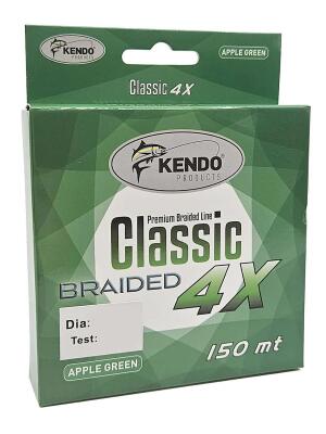 Kendo Classic 4X 150m Apple Green Örgü İp Misina - 1