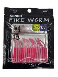 Kendo Fire Worm Lrf Silikonu 5cm 18 Adet Kokulu - 3