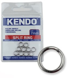 Kendo Split Ring 10 Adet Halka - Kendo