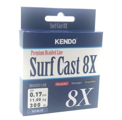 Kendo - Kendo Surf Cast 8X Fighting 300m Örgü İp Misina - ICE BLUE