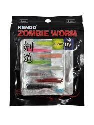 Kendo Zombie Worm Lrf Silikonu 4cm 8 Adet Mix Color - 2