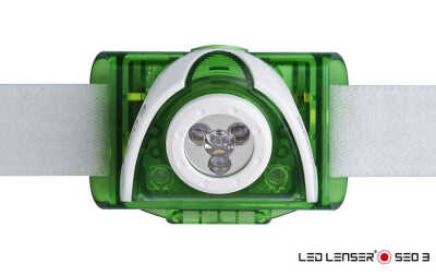 Led Lenser SEO3 Green Kafa Lambası - 2
