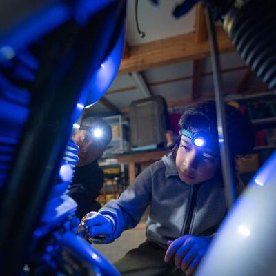 Ledlenser Kidled4R Green Kafa Feneri – Şarjlı - Çocuk - 4