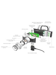 Ledlenser MH7 Black / Blue Şarjlı Kafa Feneri - 4