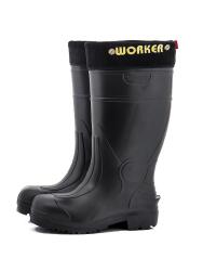 Lemigo Worker Eva Burun Korumalı Siyah Çizme (-30°C) - Lemigo