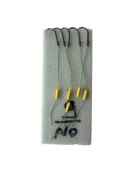 LRF Silikonu Hazır Hırsız İğnesi No:9 5 Ad - 8cm Sarı stoper - Vurgun Çapari