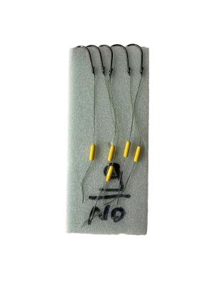 LRF Silikonu Hazır Hırsız İğnesi No:9 5 Ad -  8cm Sarı stoper - 1