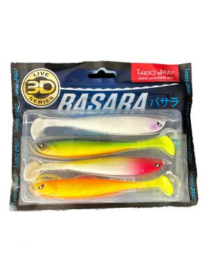 Lucky John Basara 3D Soft Swim 5'' 12.7cm 4P Silikon Yem – Mix - 1