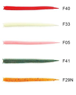 Lucky John Lugworm 11.5cm 15pc LRF Silikonu - 2