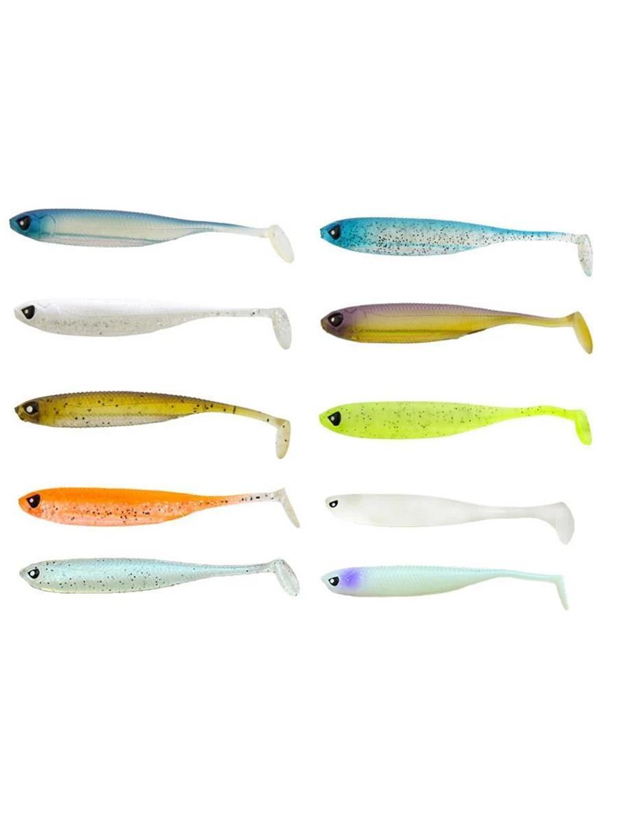 Lucky John Makora 3D Shad Tail 4'' 10cm 6 Adet Silikon Yem