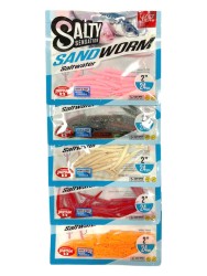 Lucky John Sandworm 5cm 24pc LRF Silikonu - Lucky John