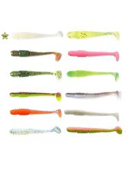 Lucky John Tioga 3.4'' 8.64cm 6 Adet Silikon Yem - Lucky John