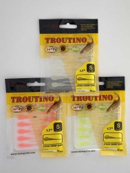 Lucky John Troutino 1.7inch LRF Silikon Yem - Lucky John