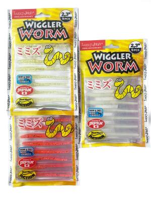 Lucky John Wiggler Worm 5.8cm 9 Adet - 1