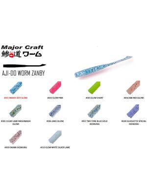 Major Craft Aji-Do Worm Zanby ADW-ZB 6.35cm 8 adet LRF Silikon Yemi - 1