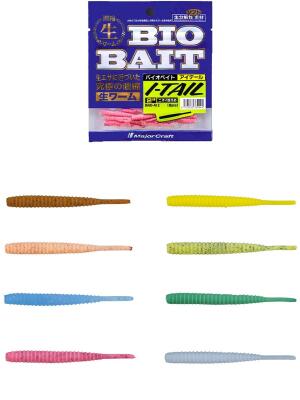 Major Craft Biobait I-Tail Kokulu 4.5cm LRF Silikon Yemi 8 adet - 1