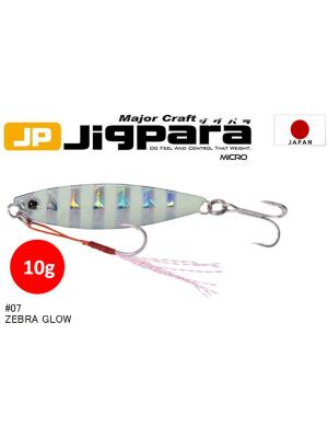 Major Craft Jigpara Micro JPM-10g #07 Zebra Glow  - 2
