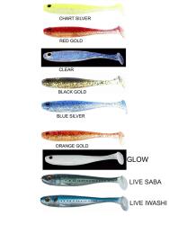 Major Craft Stabi Shad Slim 9cm Silikon Balık STB-SLIM 3.5" 4 Adet - 2