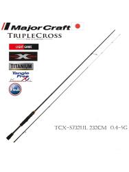 Major Craft Triple Cross New TCX-S732UL LRF Mebaring Kamış Solid Uç 232cm 0.4-5g - 2
