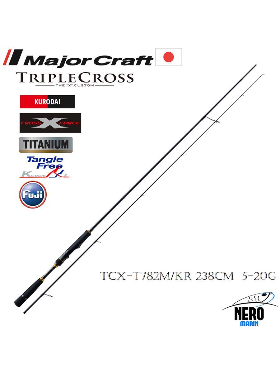 Major Craft Triple Cross New TCX-T782M/KR Kurodai Light Game Kamış