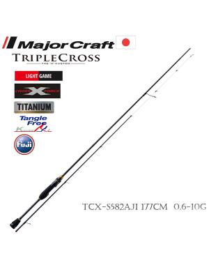 MC New Triple Cross TCX-S582AJI LRF Aji Kamış Solid Uç 177cm 0.6-10g - 2