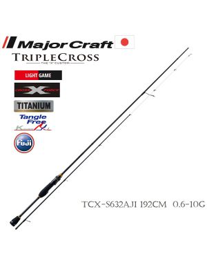 MC New Triple Cross TCX-S632AJI LRF Aji Kamış Solid Uç 192cm 0.6-10g - 2