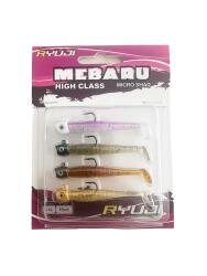 Mebaru Micro Shad 65mm 3.8gr Silikon Yem – Natural Mix