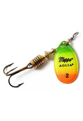 Mepps Aglia Fluo Tiger Sarı UV No2 4.6gr - 1
