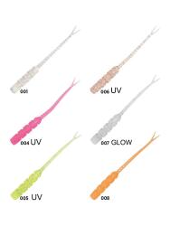 Mustad Aji Worm Bachi-Bachi LRF Silikon Yemi 5cm 15 Adet - Mustad