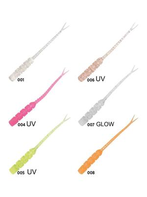 Mustad Aji Worm Bachi-Bachi LRF Silikon Yemi 5cm 15 Adet - 1