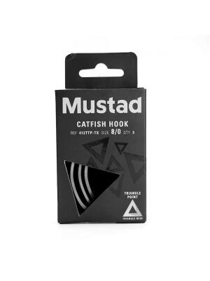 Mustad Catfish Triangle 412TTP-TS 3 lü Olta İğnesi - 3