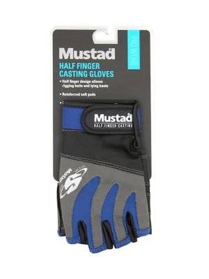 Mustad Half Finger Casting Glove Spin Eldiven